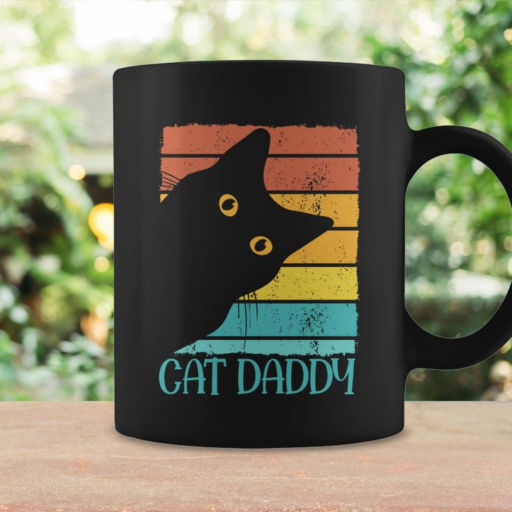 Vintage Cat Daddy Funny Cat Lover Gift Cat Dad Fathers Coffee Mug Gifts ideas