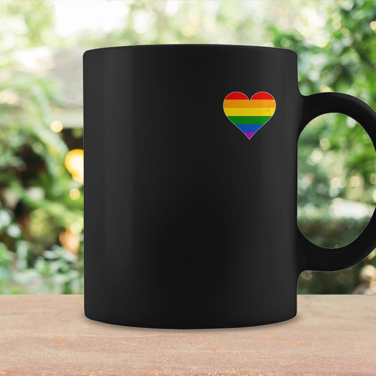 Vintage Gay Pride Pocket Rainbow Heart Tshirt Coffee Mug Gifts ideas