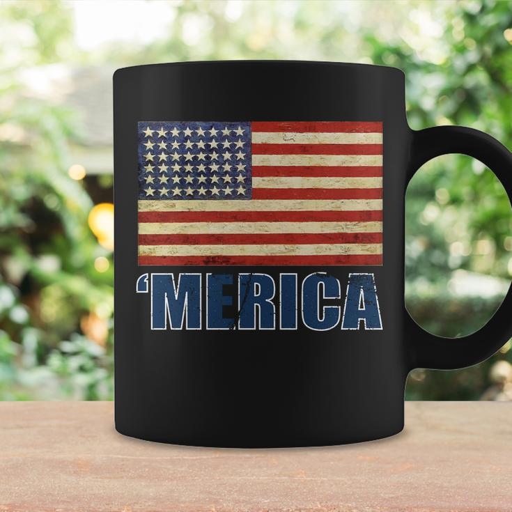 Vintage Merica Flag Tshirt Coffee Mug Gifts ideas