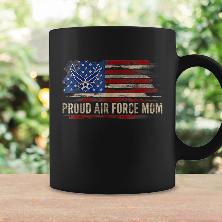 Vintage Proud Air Force Mom American Flag Veteran Gift Coffee Mug Gifts ideas
