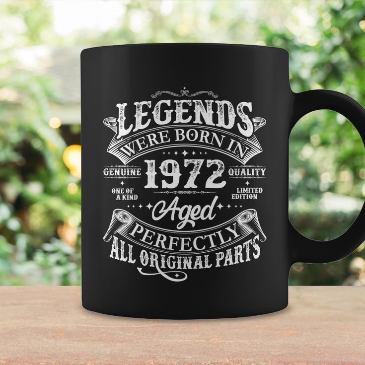 Vintage Scroll Legends Were Born In 1972 Aged Perfectly 50Th Birthday Coffee Mug Gifts ideas