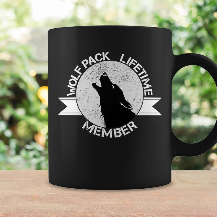 Vintage Wolf Pack Lifetime Member Emblem Coffee Mug Gifts ideas