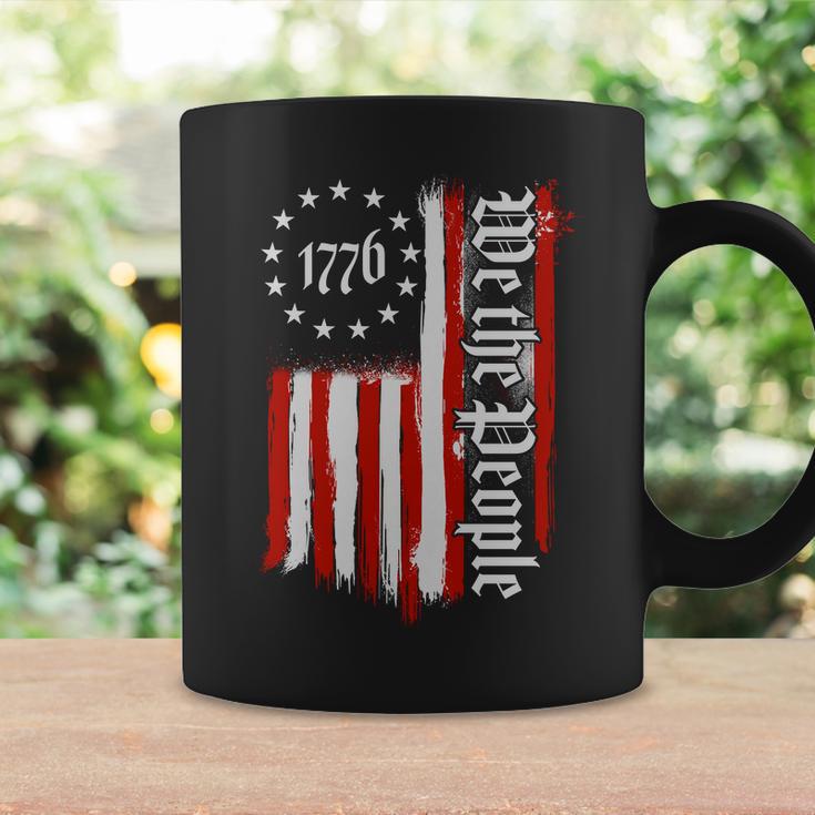 We The People 1776 Distressed Usa American Flag Tshirt Coffee Mug Gifts ideas