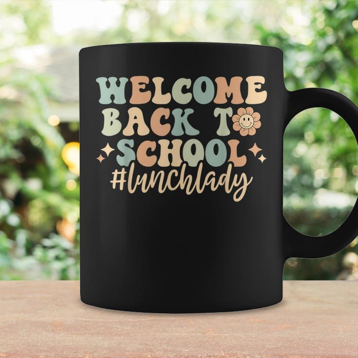 Welcome Back To School Lunch Lady Retro Groovy Coffee Mug Gifts ideas