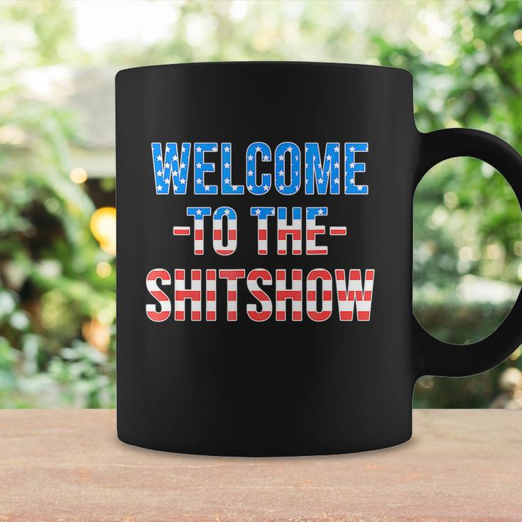 Welcome To The Shitshow Usa Flag Funny 4Th Of July Drinking Coffee Mug Gifts ideas