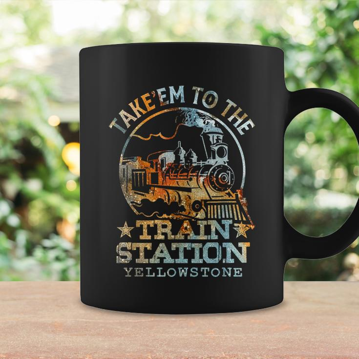 Western Coountry Take Em To The Train Station Coffee Mug Gifts ideas