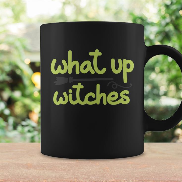 What Up Witches Broom Halloween Quote Coffee Mug Gifts ideas