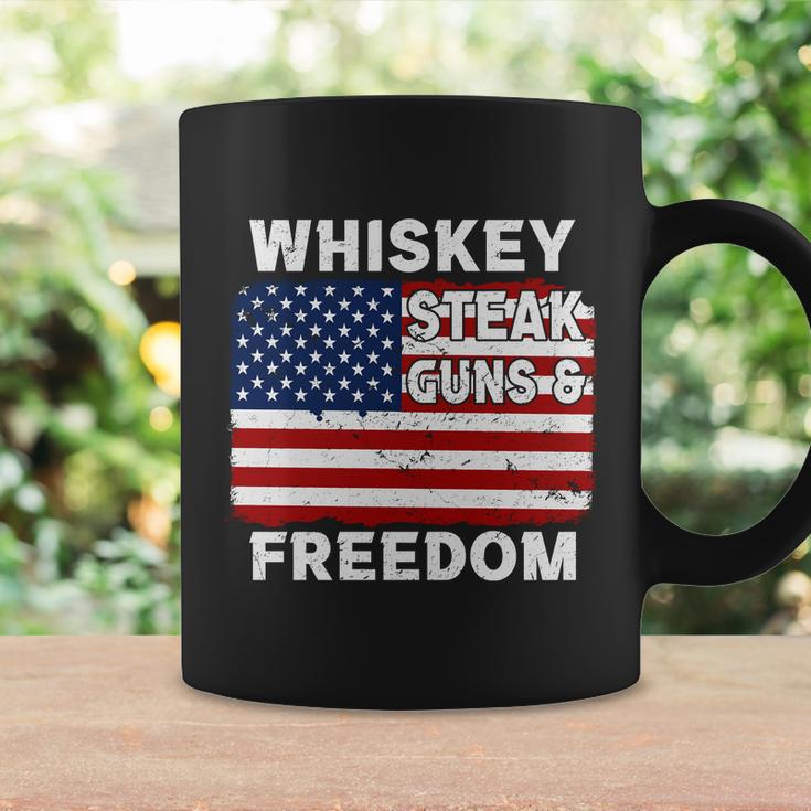 Whiskey Steak Guns And Freedom Us Graphic Plus Size Shirt For Men Women Family Coffee Mug Gifts ideas