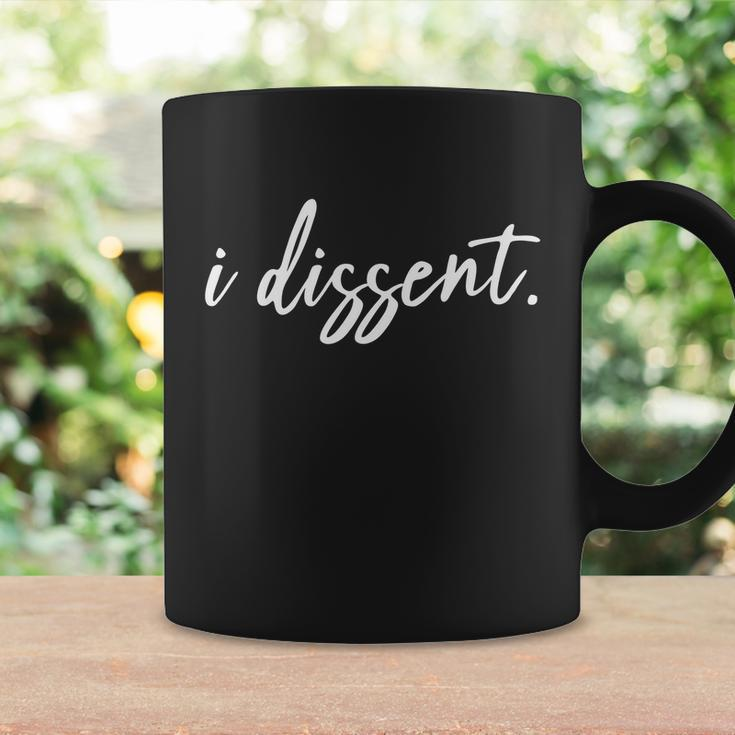 White I Dissent Lettering Rbg Vote Reproductive Right Coffee Mug Gifts ideas