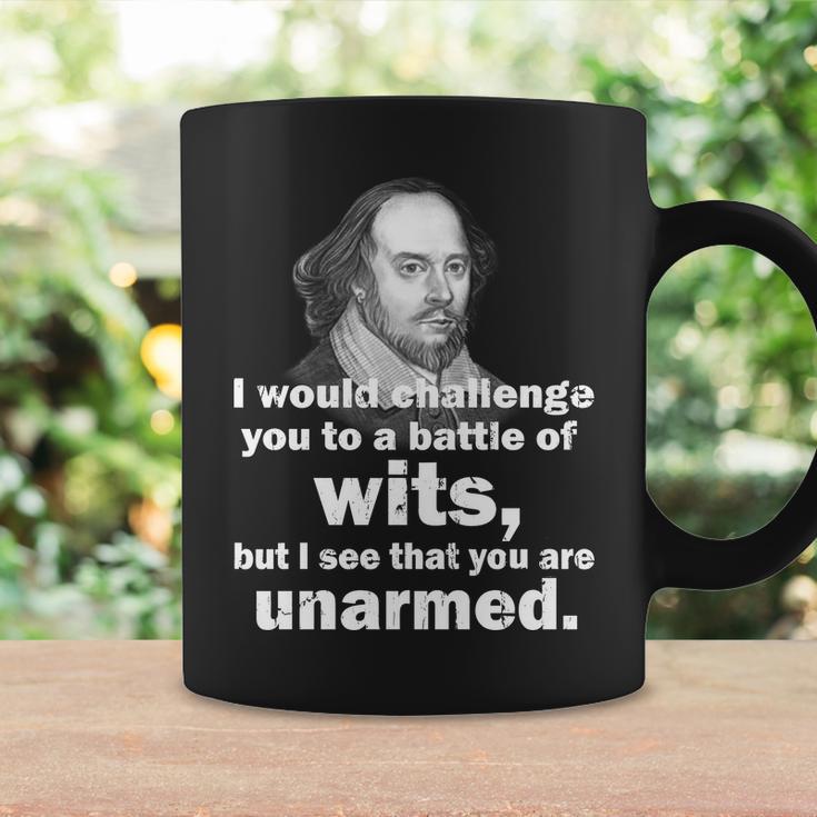 William Shakespeare Wits Quote Tshirt Coffee Mug Gifts ideas