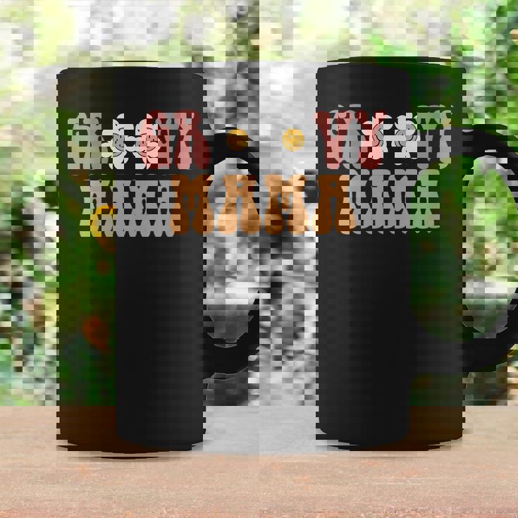 Womens Groovy Mama 70S Aesthetic Graphic Design For Womens Coffee Mug Gifts ideas