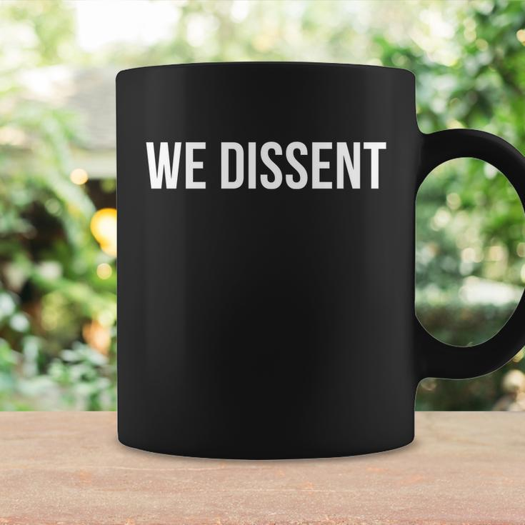 Womens Retro Boho Style We Dissent Feminist Womens Rights Pro Choice Shirt Coffee Mug Gifts ideas