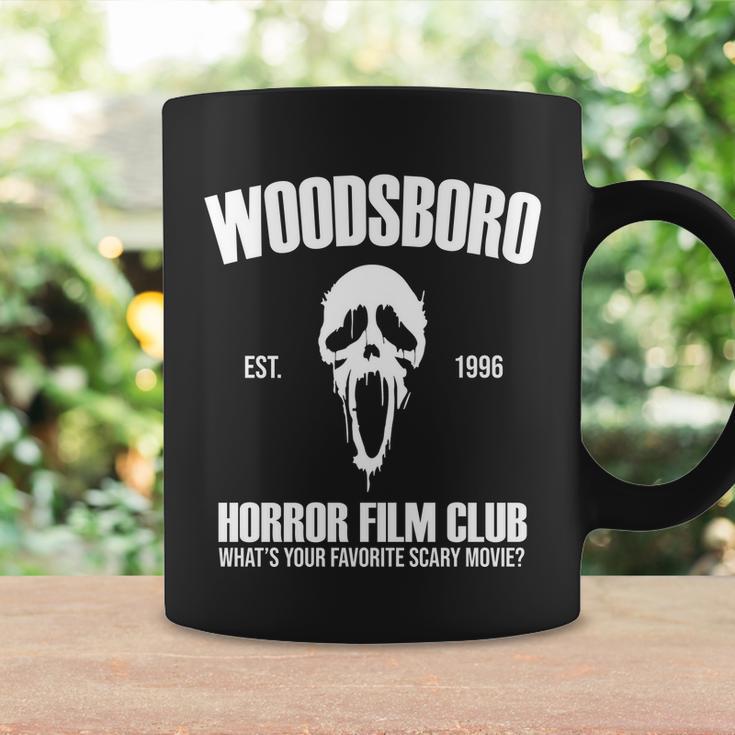 Woodsboro Horror Film Club Scary Movie Coffee Mug Gifts ideas