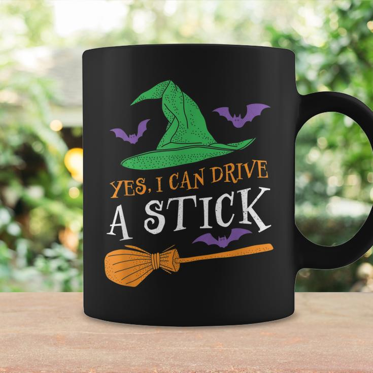Yes I Can Drive A Stick Funny Witch Halloween Coffee Mug Gifts ideas