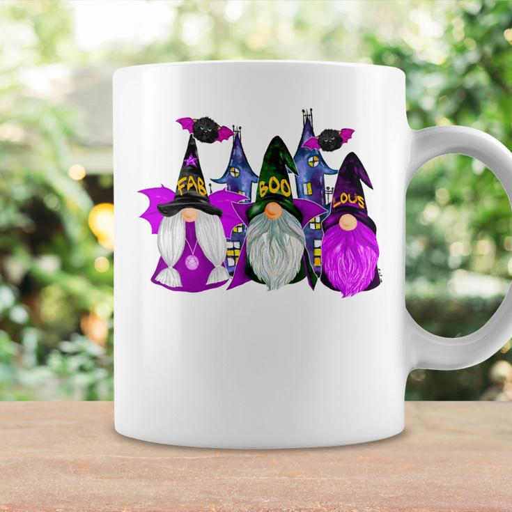 3 Halloween Gnomes Purple Gnome Vampire Gnome Witch Coffee Mug Gifts ideas