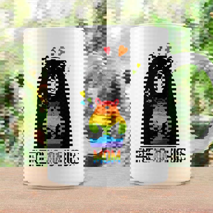 Bear Free Mom Hugs Rainbow Lgbt Lesbian Gay Pride Month Coffee Mug Gifts ideas