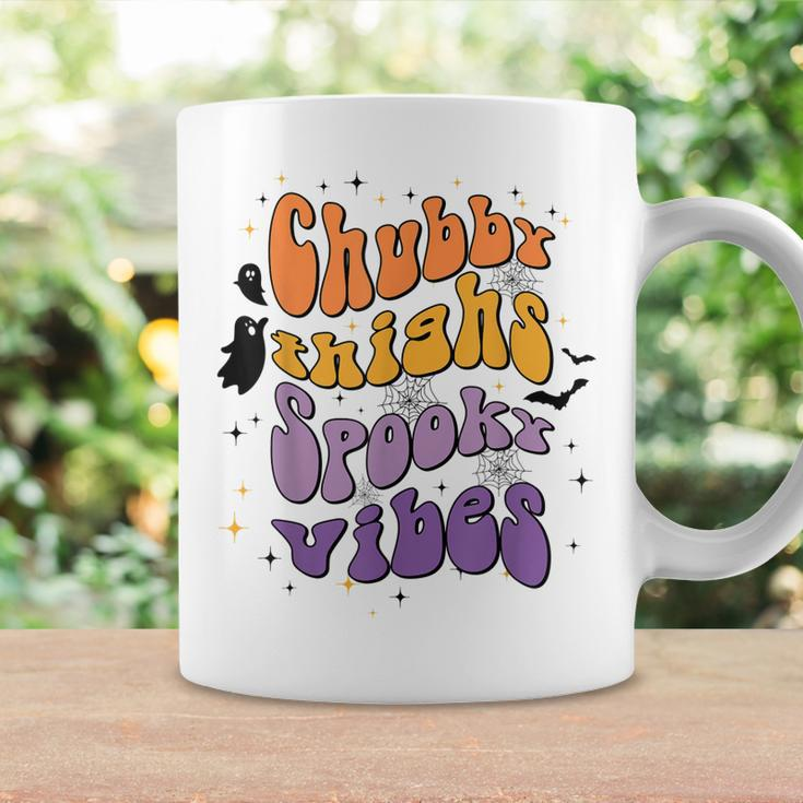 Chubby Thighs And Spooky Vibes Happy Halloween Coffee Mug Gifts ideas