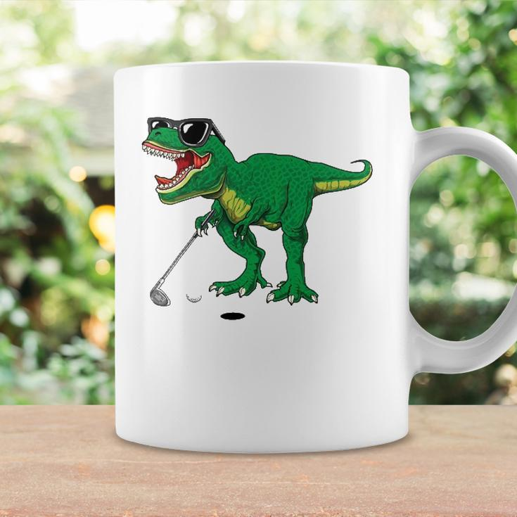 Cuterex Dinosaur Boys Golfing Lover Trex Dino Golf Gifts Coffee Mug Gifts ideas