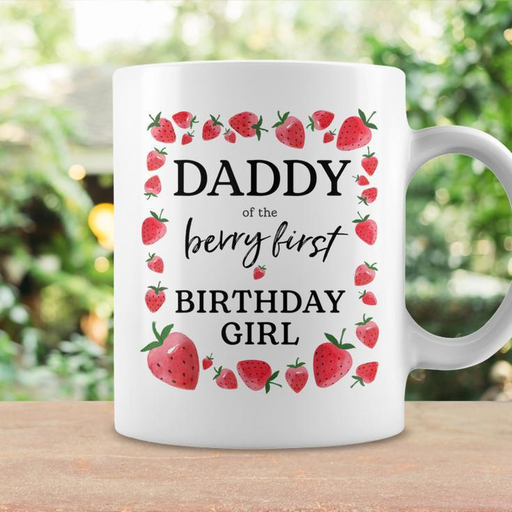 Daddy Of The Berry First Birthday Girl Sweet One Strawberry Coffee Mug Gifts ideas