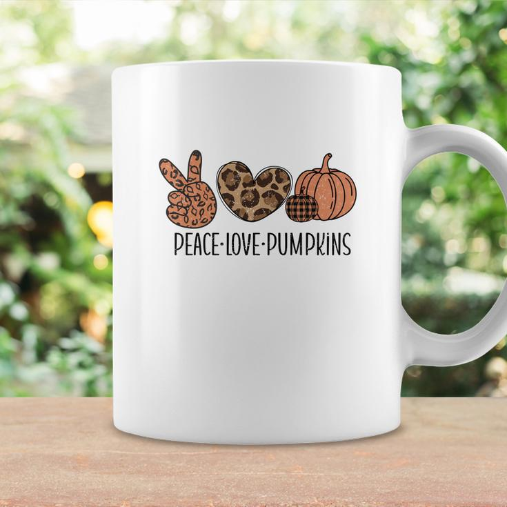 Fall Peace Love Pumpkins Coffee Mug Gifts ideas