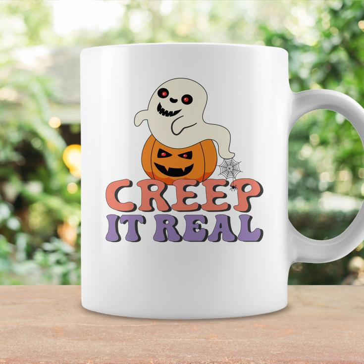 Halloween Boo With Pumpkin Creep It Real Coffee Mug Gifts ideas