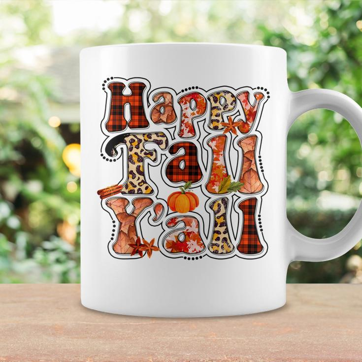 Happy Fall Yall Autumn Vibes Halloween For Autumn Lovers Coffee Mug Gifts ideas