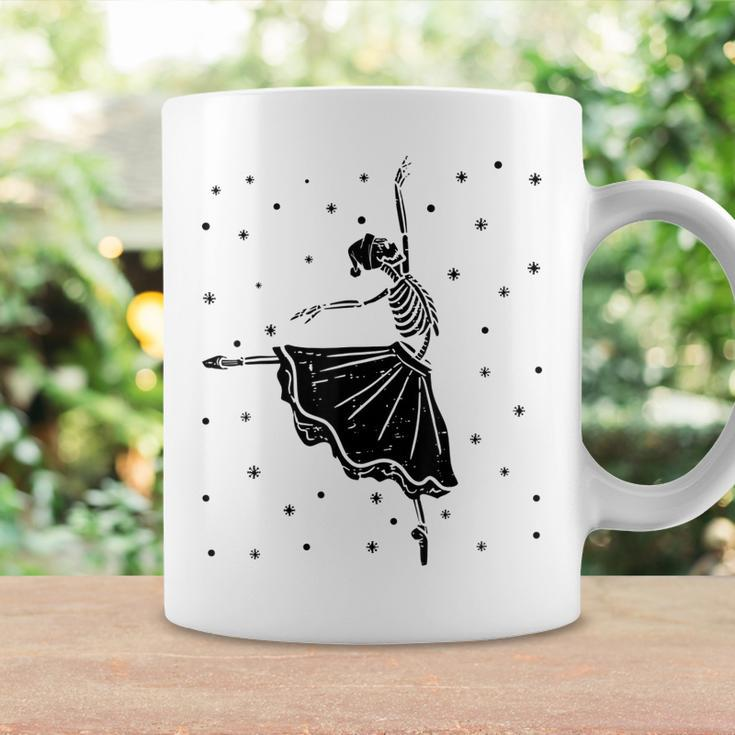 Happy Halloween Dancing Ballet Funny Skeleton Ballerina Coffee Mug Gifts ideas