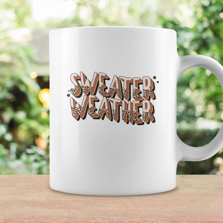 Happy Sweater Weather Fall Season Coffee Mug Gifts ideas