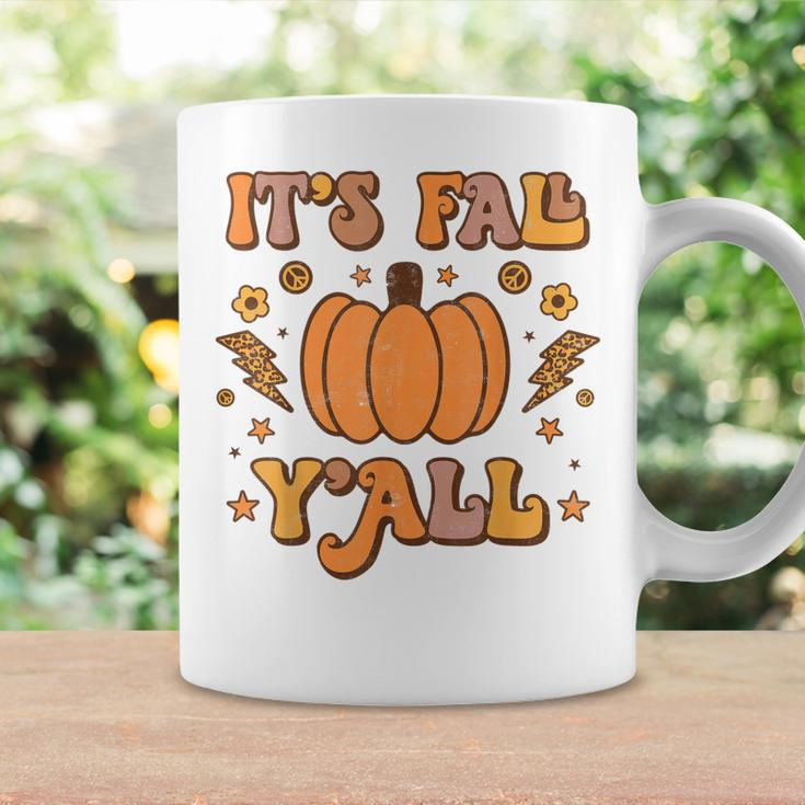 Its Fall Yall Pumpkin Spice Autumn Season Thanksgiving Coffee Mug Gifts ideas