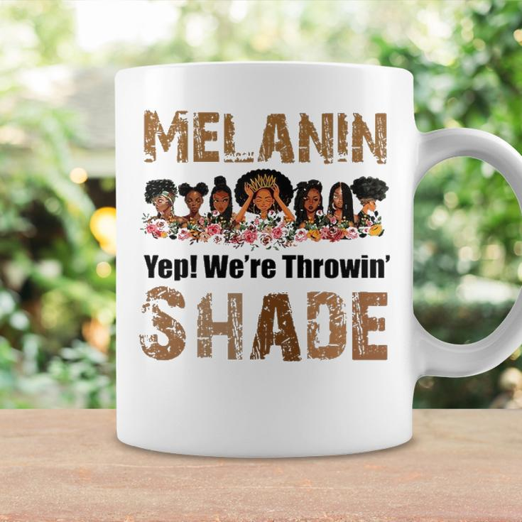 Juneteenth Black Women Melanin Yep Were Throwin Shade Coffee Mug Gifts ideas