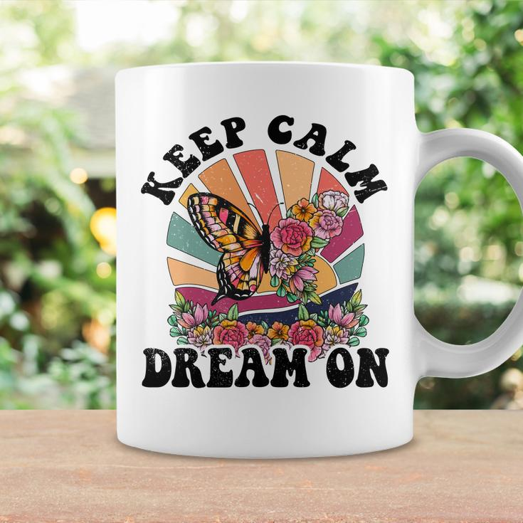 Keep Calm Dream On Vintage Boho Design V2 Coffee Mug Gifts ideas