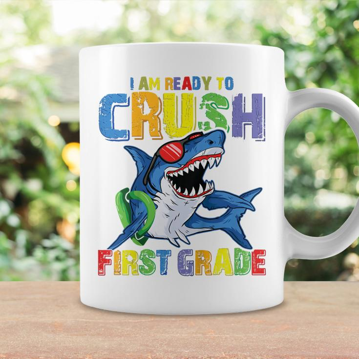 Kids Im Ready To Crush 1St Grade Shark Back To School For Kids Coffee Mug Gifts ideas