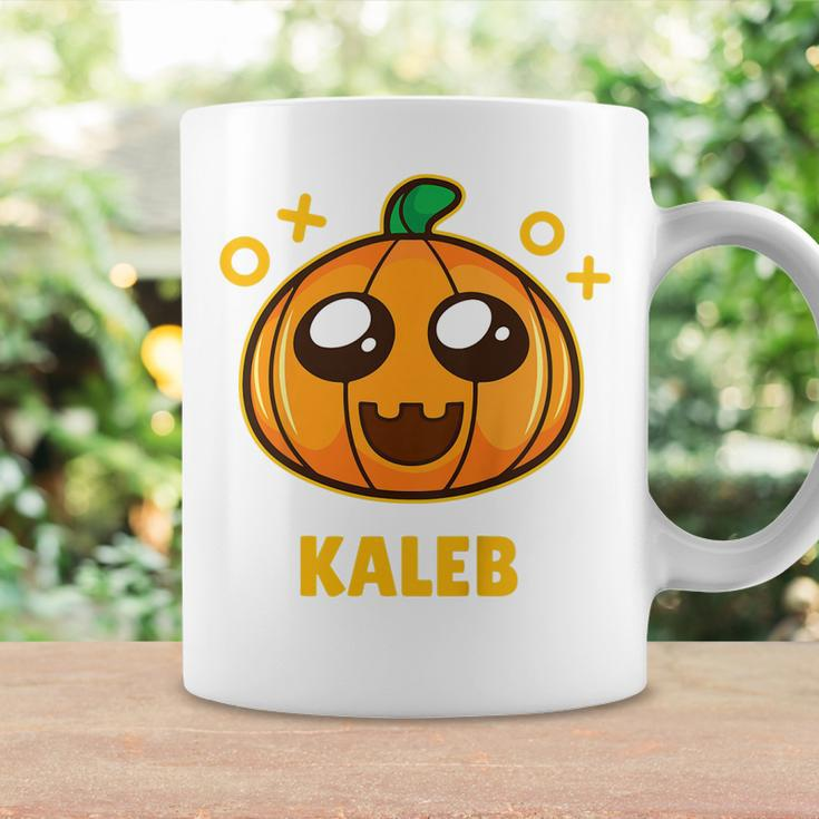 Kids Kaleb Kids Pumpkin Halloween Coffee Mug Gifts ideas