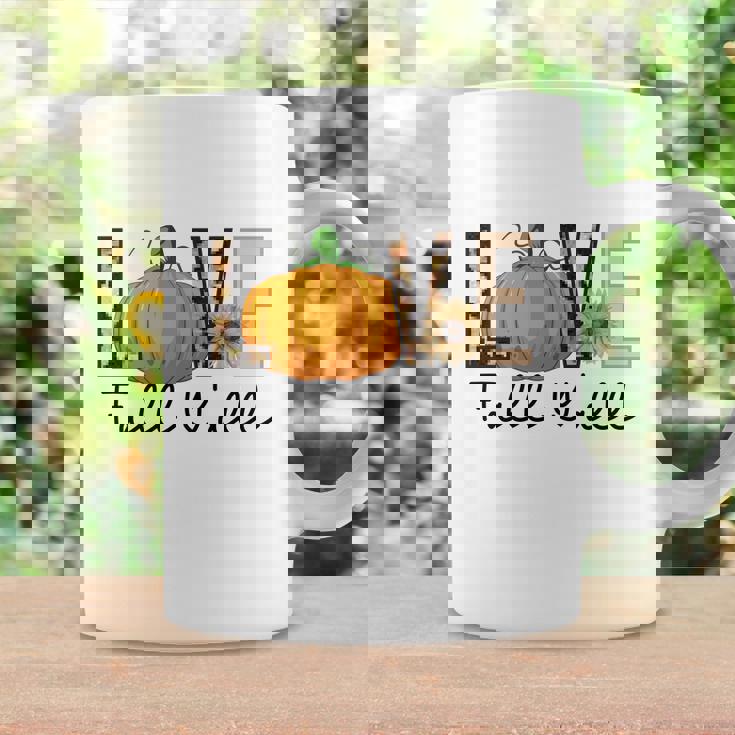 Love Fall Yall Pumpkin Lovers Thankful Coffee Mug Gifts ideas