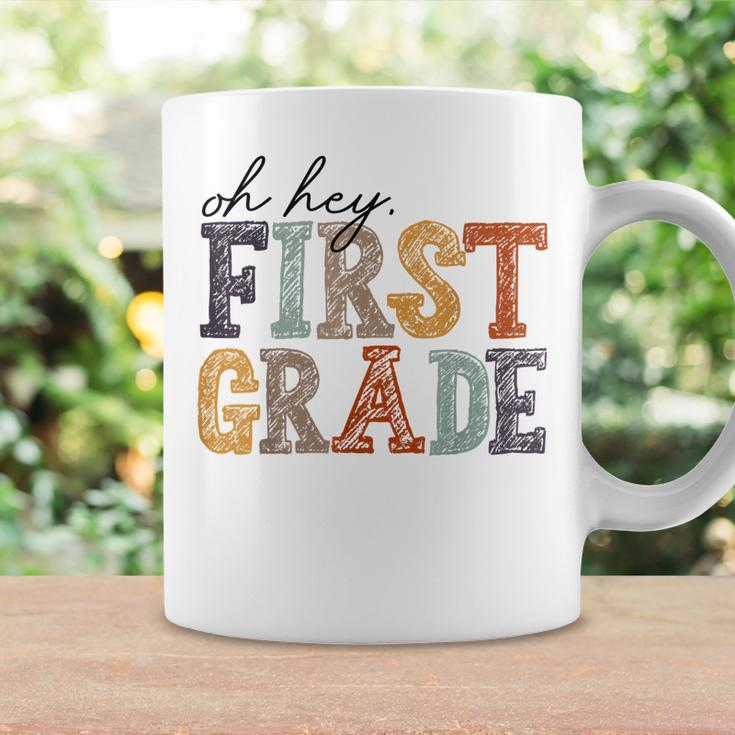 Oh Hey First Grade Back To School Teachers 1St Grade Kids Coffee Mug Gifts ideas