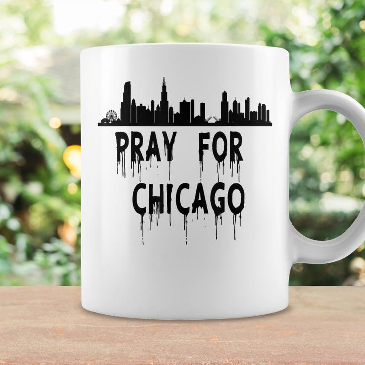 Pray For Chicago Encouragement Distressed Coffee Mug Gifts ideas