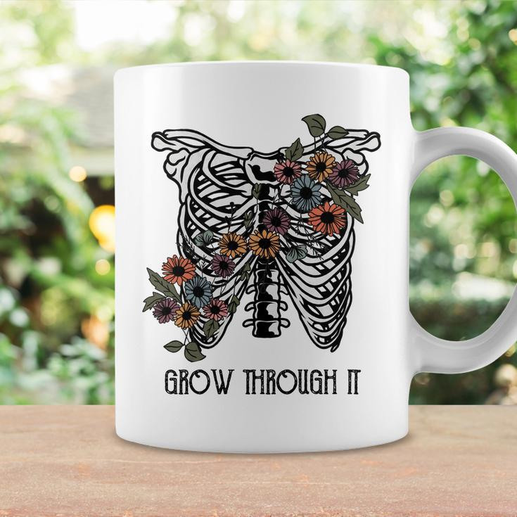 Skeleton And Plants Grow Through It Design Coffee Mug Gifts ideas
