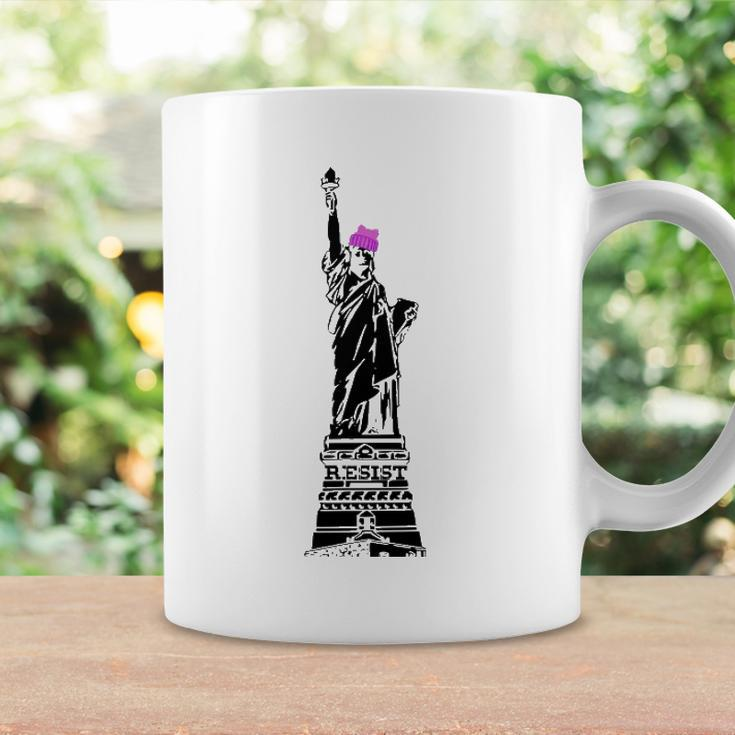 Statue Of Liberty Kitty Ears Resist Feminist Coffee Mug Gifts ideas