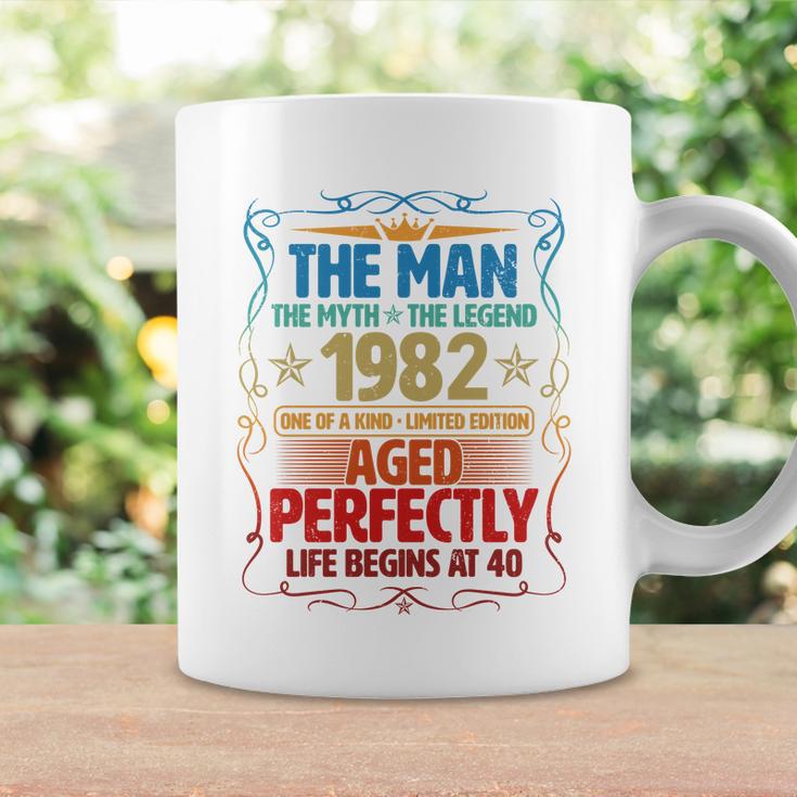 The Man Myth Legend 1982 Aged Perfectly 40Th Birthday Tshirt Coffee Mug Gifts ideas