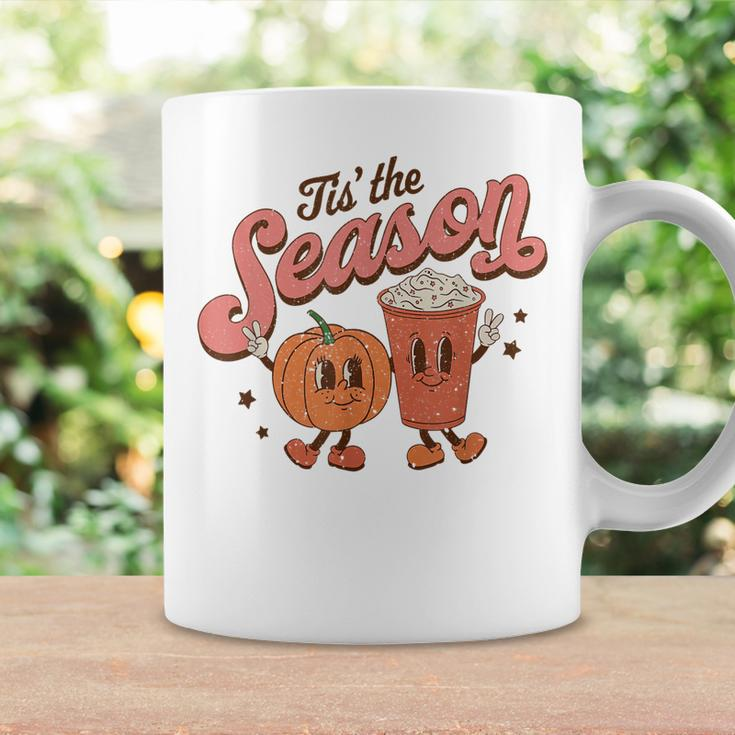 Tis The Season Pumpkin Spice Funny Fall Vibes Autumn Retro Coffee Mug Gifts ideas