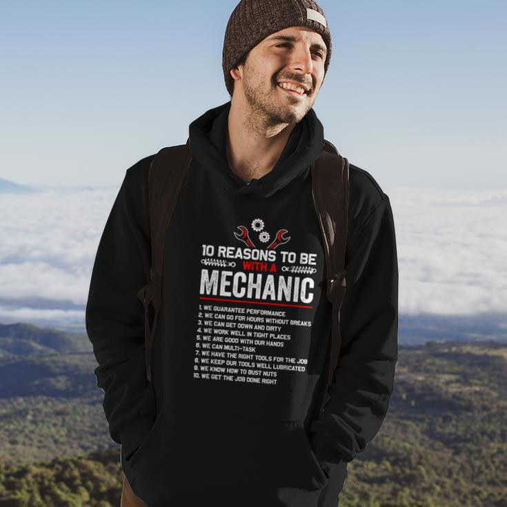 10 Reasons To Be With A Mechanic For Men Car Mechanics Hoodie Lifestyle