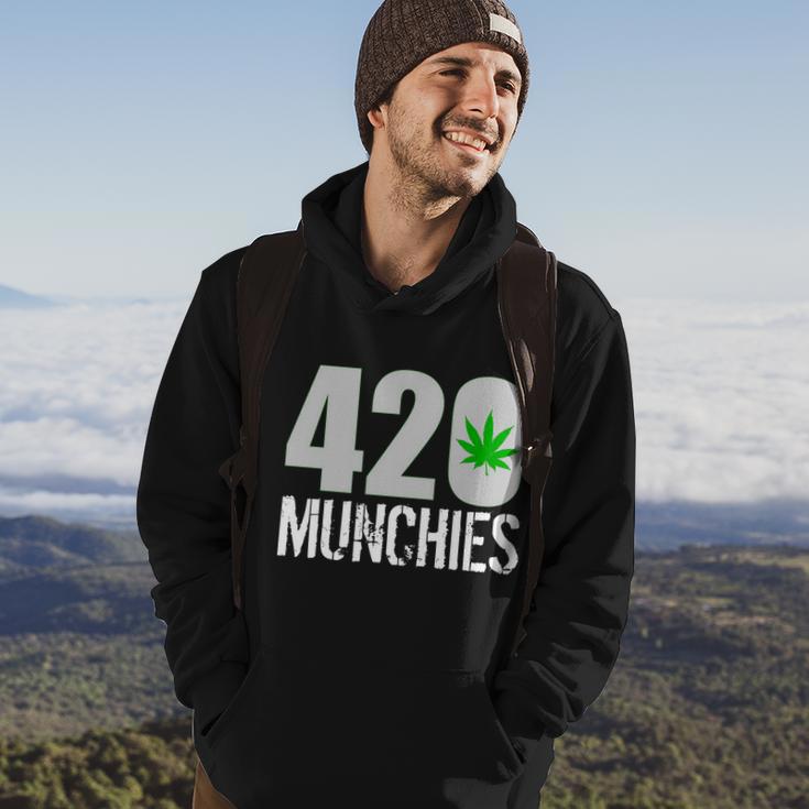 420 Munchies Weed Leaf Hoodie Lifestyle