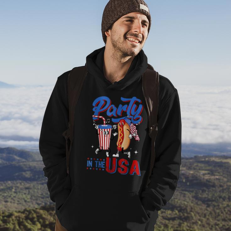 4Th Of July Food Party In The Usa Funny Hot Dog Lover Hoodie Lifestyle