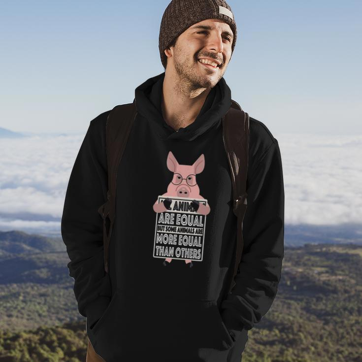 All Animals Are Equal Some Animals Are More Equal Hoodie Lifestyle