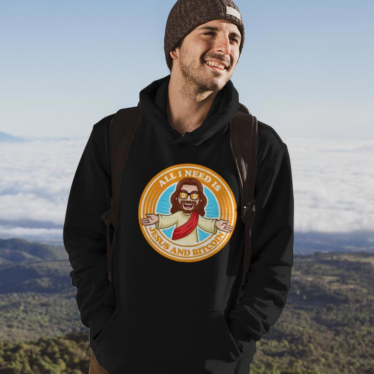 All You Need Is Jesus And Bitcoin Hoodie Lifestyle