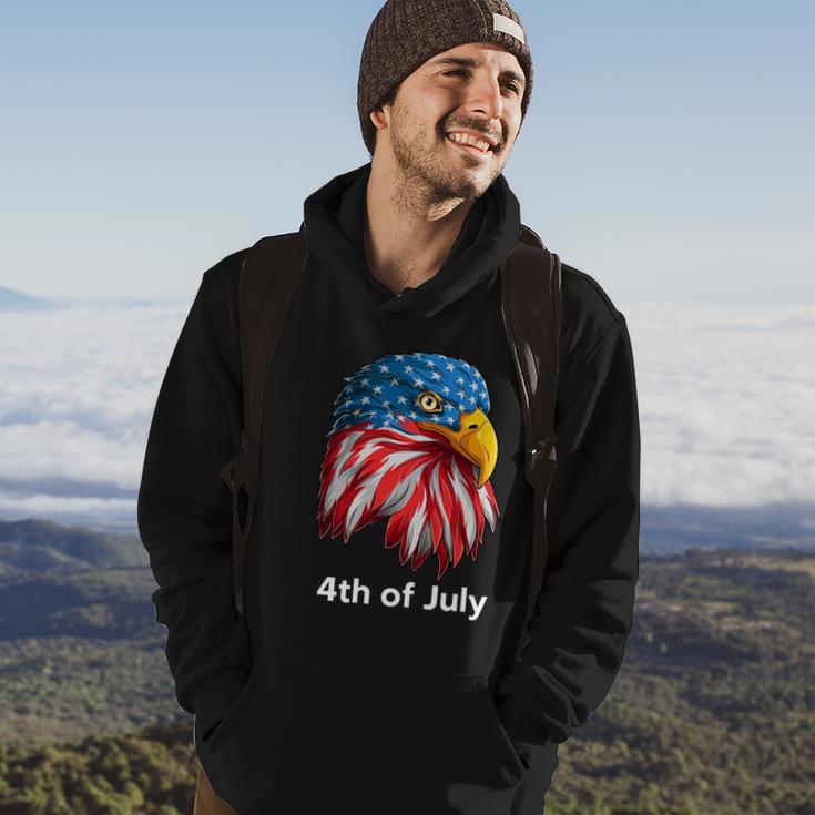 American Bald Eagle Mullet 4Th Of July Funny Usa Patriotic Gift Hoodie Lifestyle