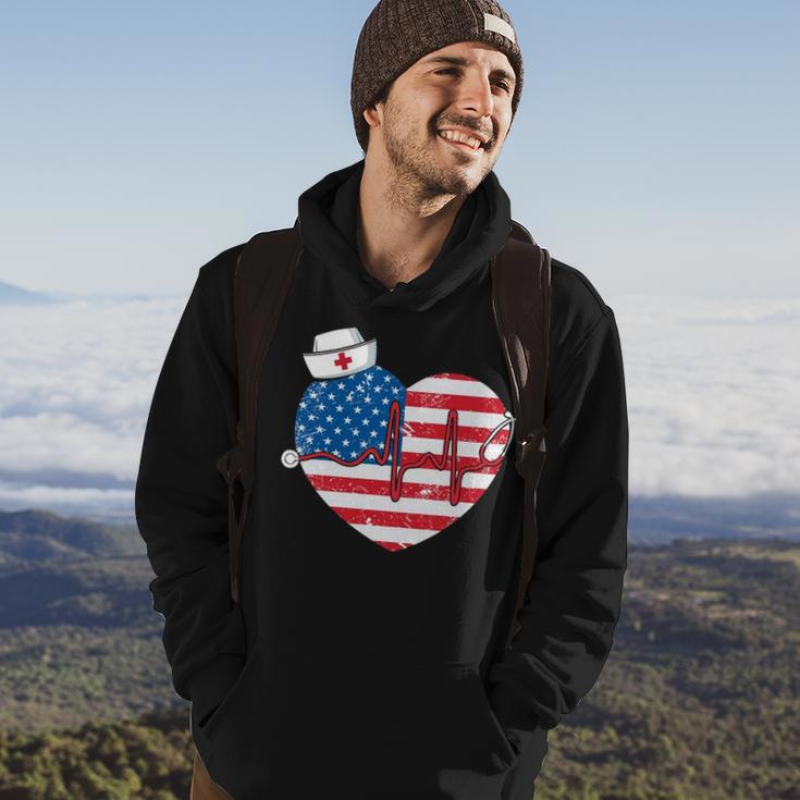 American Nurse V2 Hoodie Lifestyle