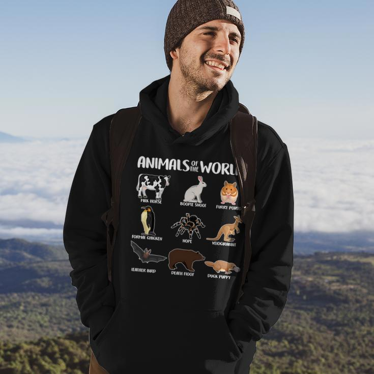 Animals Of The World Funny Names Hoodie Lifestyle