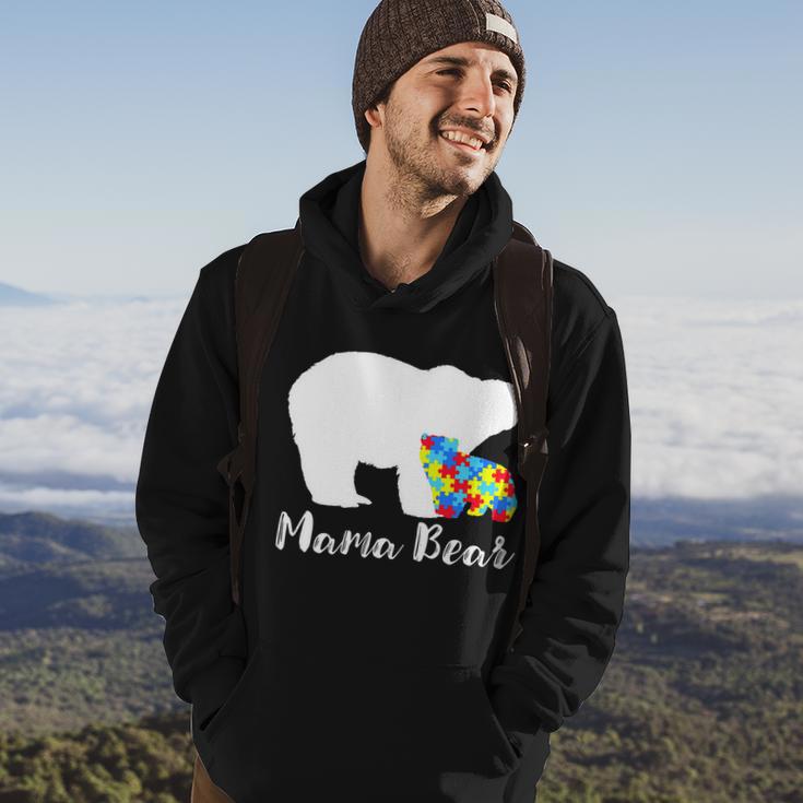 Autism Mama Bear Hoodie Lifestyle