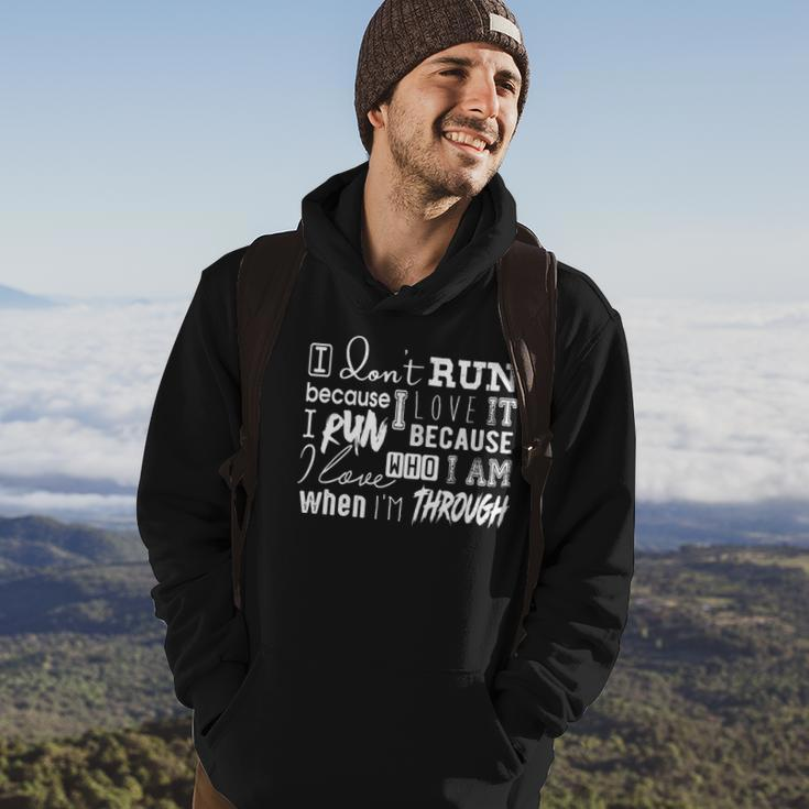 Awesome Quote For Runners &8211 Why I Run Hoodie Lifestyle